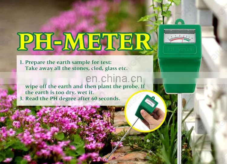 US Free Shipping Allosun ETP300A Soil Analog PH Meter Garden Plant PH Tester