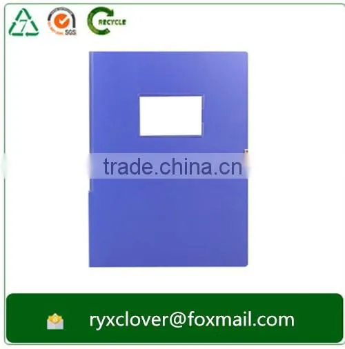 Office business document box A4 size PP plastic velcro fastener box file folder