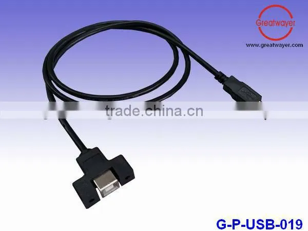 adaptador usb B type para cable