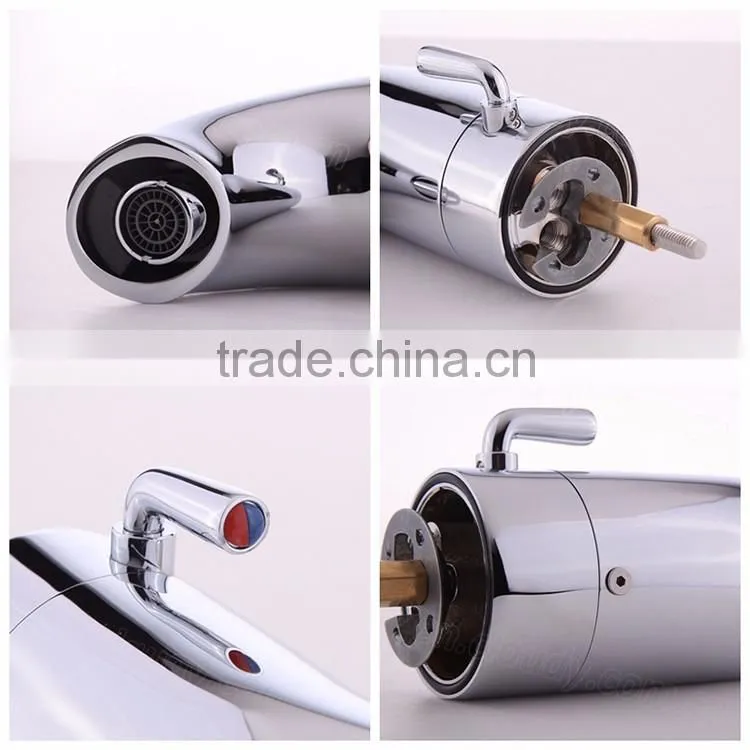Made in China Energy Saving Touchless Automatic Shut off Faucet with Hot and Cold Water