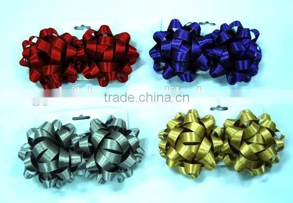 2015 New Design Colorful Ribbon Star Bow, Packing Ribbon Ggg and Spool bows for celebration christmas