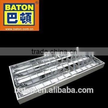 600*1200 Fluorescent grid lighting fixture louver fitting LED grille lamp