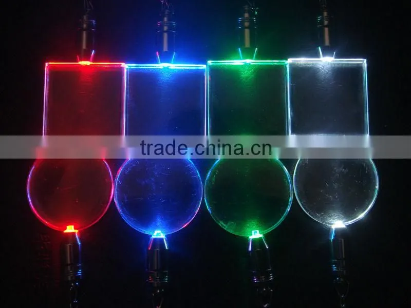 Led flashing ring light keychain,hot sale logo star shape keychain