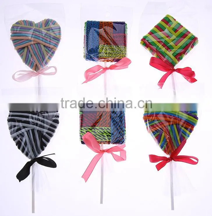 Colorful hair band Lollipop hair elastic, lollipop hair accessories