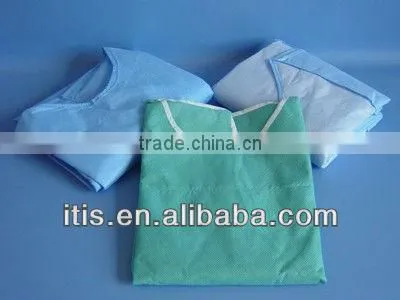 Disposable surgical gown/medical nonwoven surgical gown