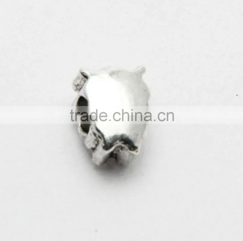 Creative Owl Metal Beads with Hole, DIY Lead Free Nickle Free Bracelets & Necklaces Zinc Alloy Beads Accessories
