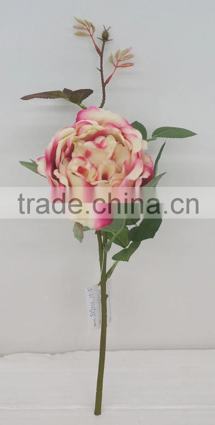 New design China artificial rose flowers wholesale silk flowers artificial with best price
