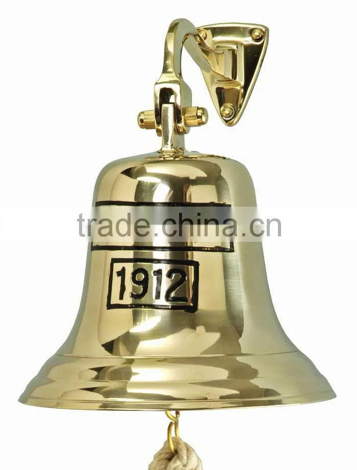 Brass Nautical Bell Wall Hanging