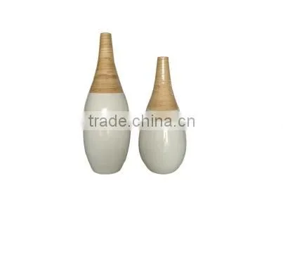 latest design for bamboo lacquer vase.