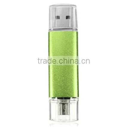 Dual port usb flash drive 8gb for mobile phone