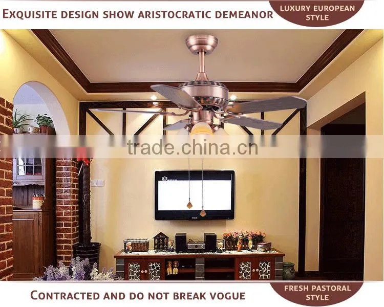 Three Speed AC 36 Inch Ceiling Fan with Lamp