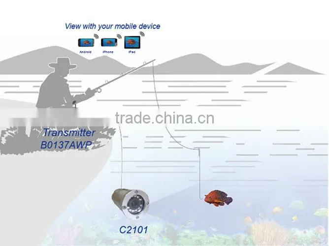 2015 New Product Buil-in Rechargeable Battery Underwater Fishing Video Camera