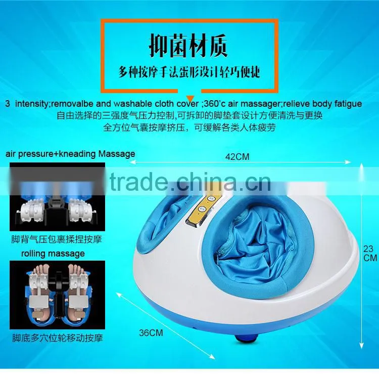 2015 electronic 3D foot massager kneading+air pressure+infrare