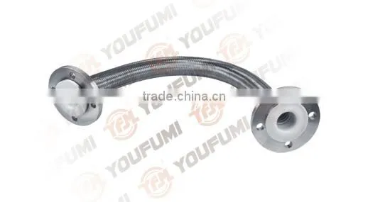 SS304 NET PTFE Flexible Hose Flange connector