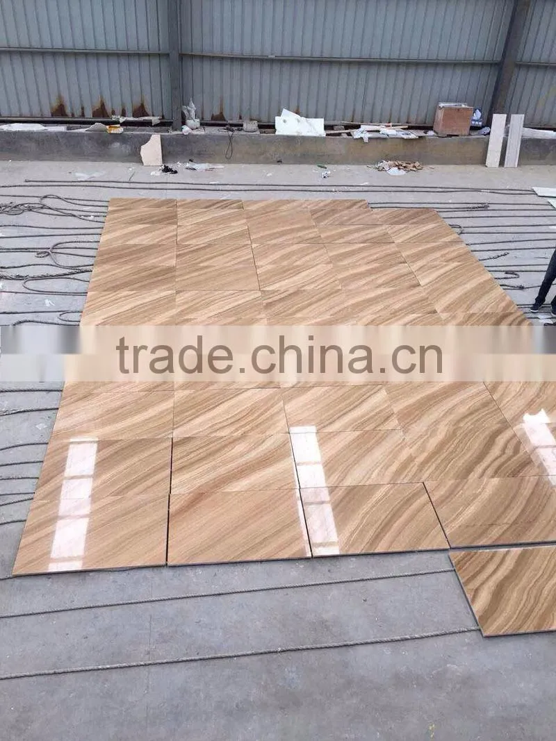 Cheap Chinese brown marble new Ouwang marble slab with white veins