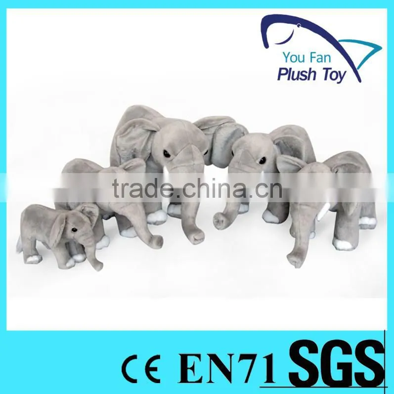 lifelike soft stuffed elephant plush toy