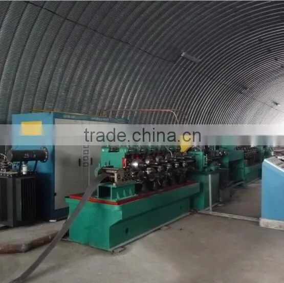 high frequency welder pipe machine high frequency welded galvanized pipe production line spiral HFI welding pipe equipment