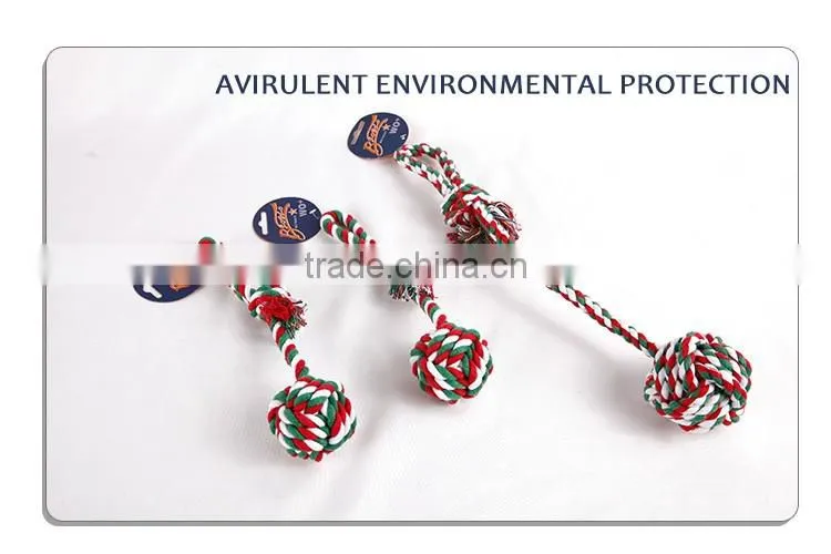 hot selling factory directly cotton rope toy with knot dog chew toy