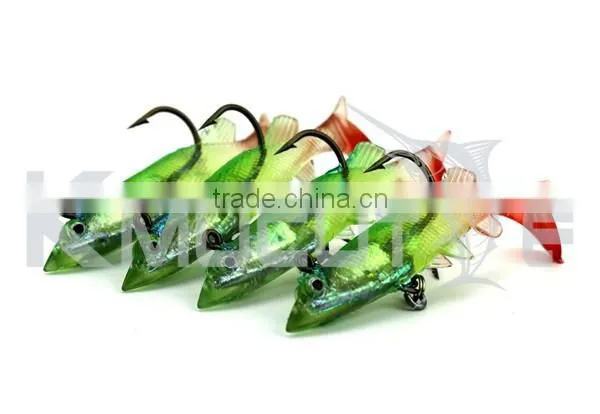 CH14SF11 Lead shad lure soft fishing lure 10cm 20g shad bait soft fishing lures