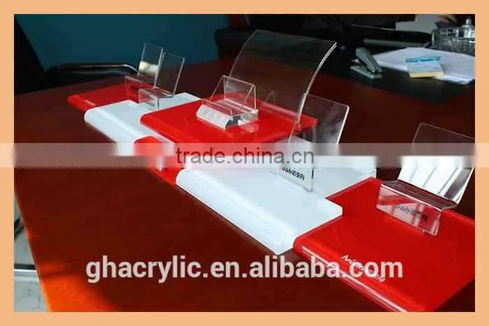 transparent acrylic digital products display rack for smartphone