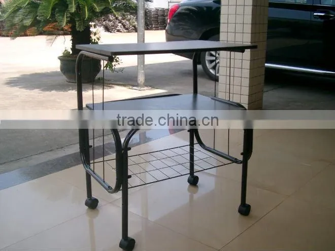 2-Tiers Metal Moveable TV trolley,TV rack,TV table (BJ-001A)