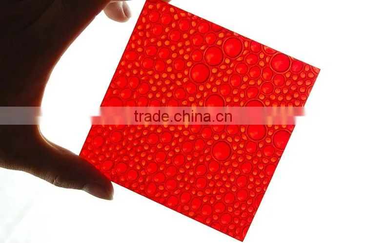 Eco-friendly Luxcore translucent synthetic resin tile acrylic honeycomb panel