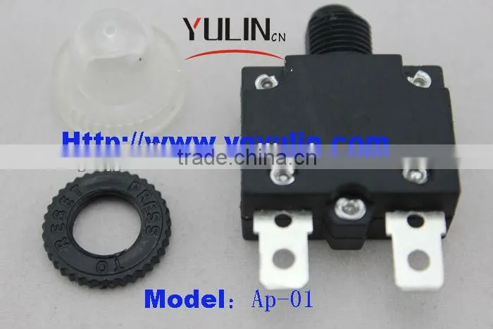 100pcs/lot 10A 32Vdc Current overload protector switch circuit breaker