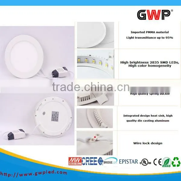 18W LED Panel Light Ceiling Light SMD2835 Light White Round Recessed Down Lamp