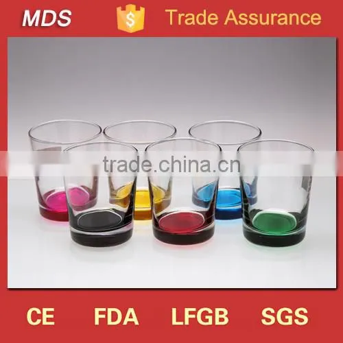 Handmade glassware manufacturers long stem logo wine glass