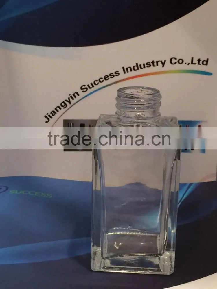 110ml square glass aroma diffuser bottle