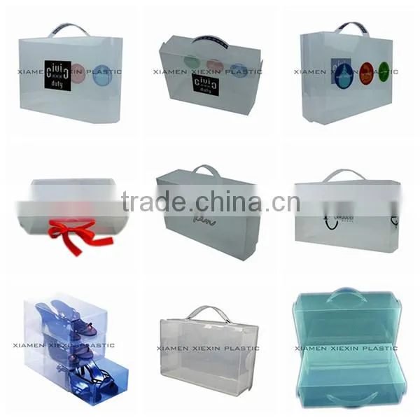 acetate PP clear shoe boxes