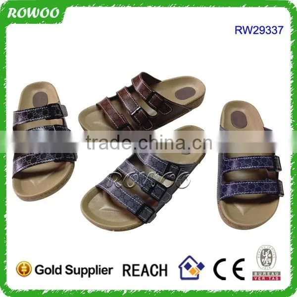 high quality unisex wood slipper breathable and comfortable cork sandal