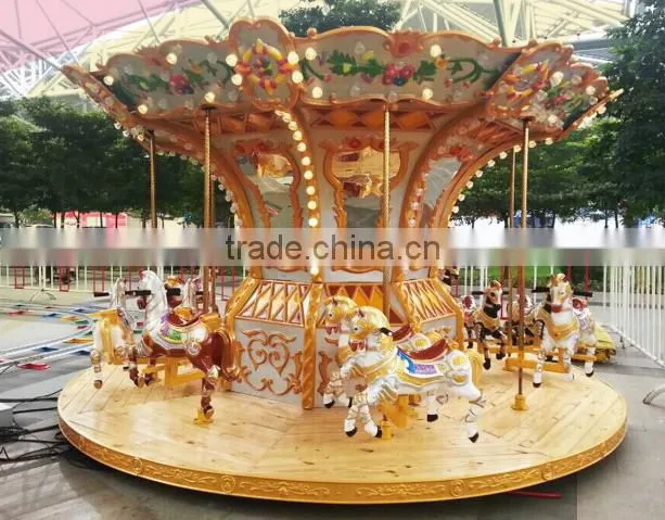 small electric carousel with 3seats