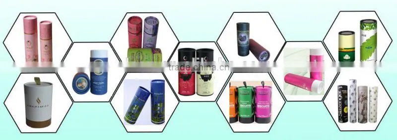 drak red and green round tube round fashion round paper box cosmetics cardboard tubes