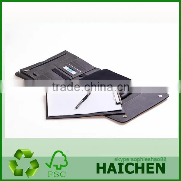a4 zip folio china leather pu folio