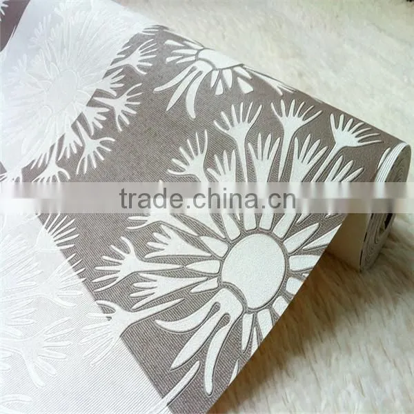modern style wallpaper deep brown