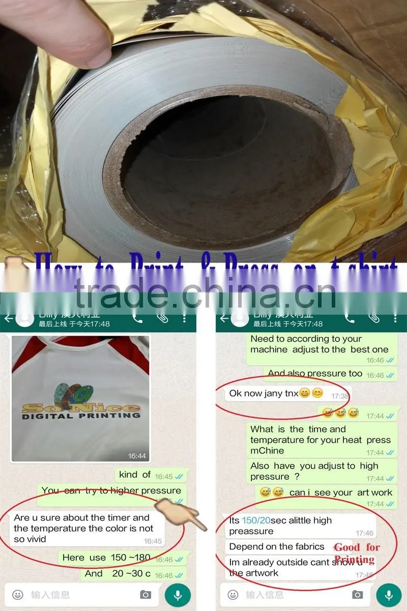 eco solvent printable dark color soccer t-shirts vinyl flex , transfer film
