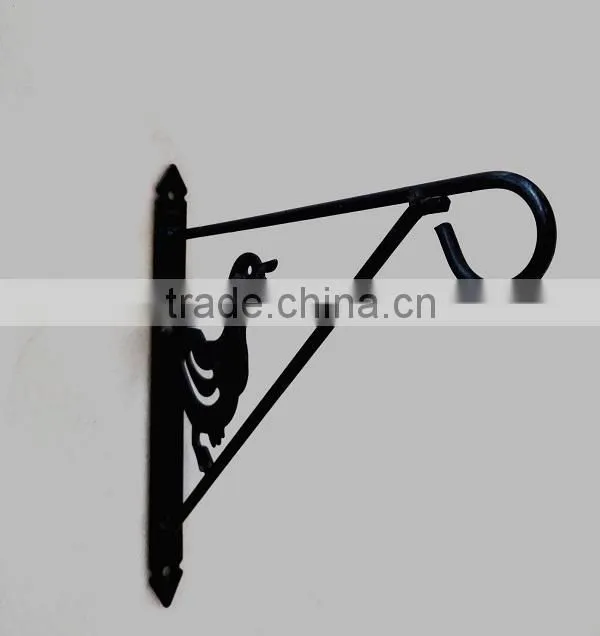 decorative wrought iron garden hanging hook