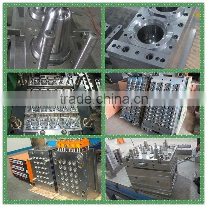 48 cavities pin-valve preform mould with hot runner