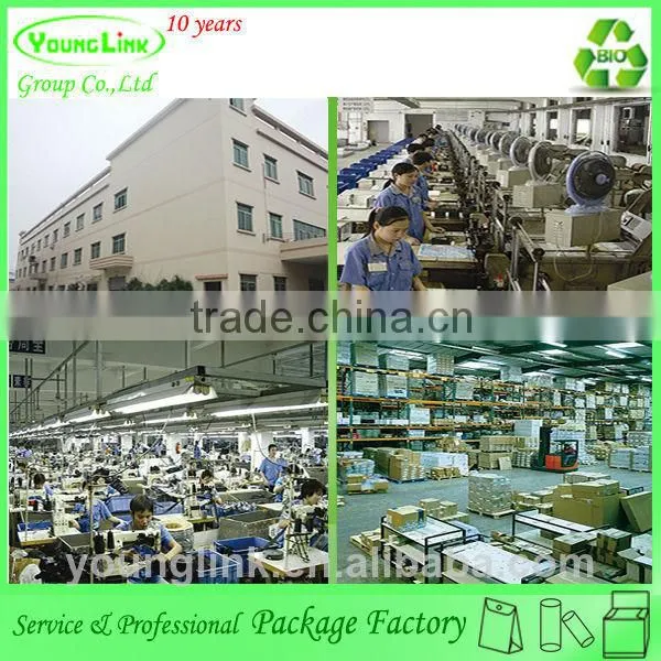 Zipper plastic custom round bag with handle