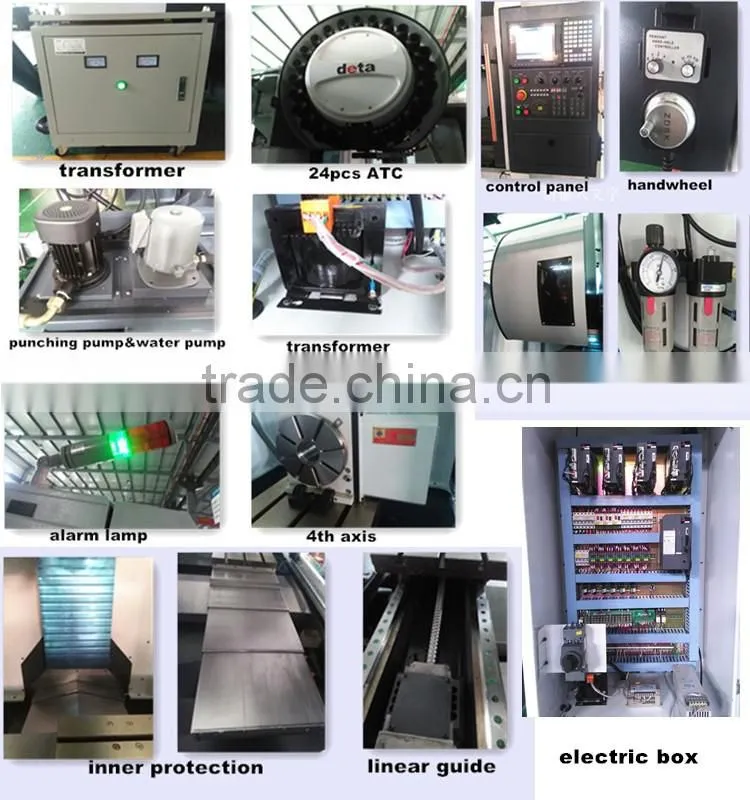 High speed/precision assurable quality cnc machining center
