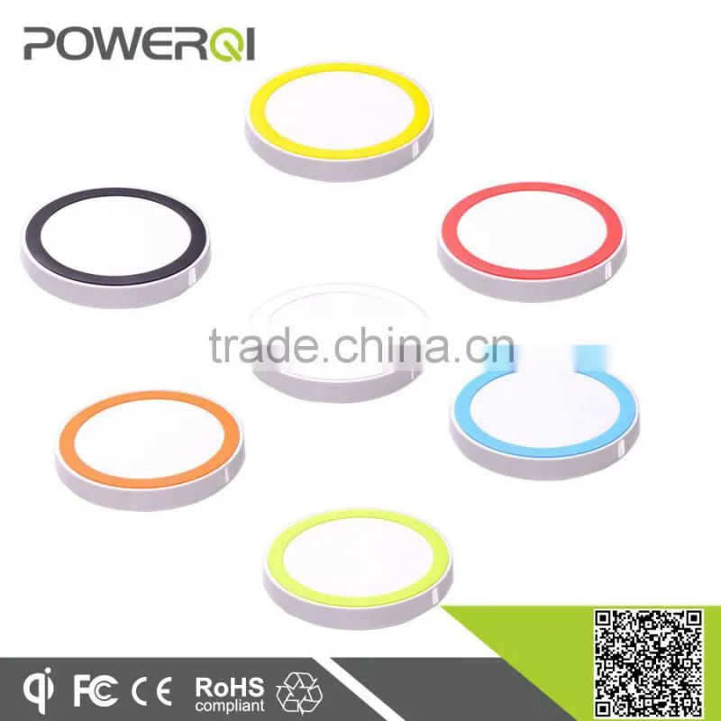 Wholesale qi wireless charging pad for Samsung S6 mobile phone mobile accessories