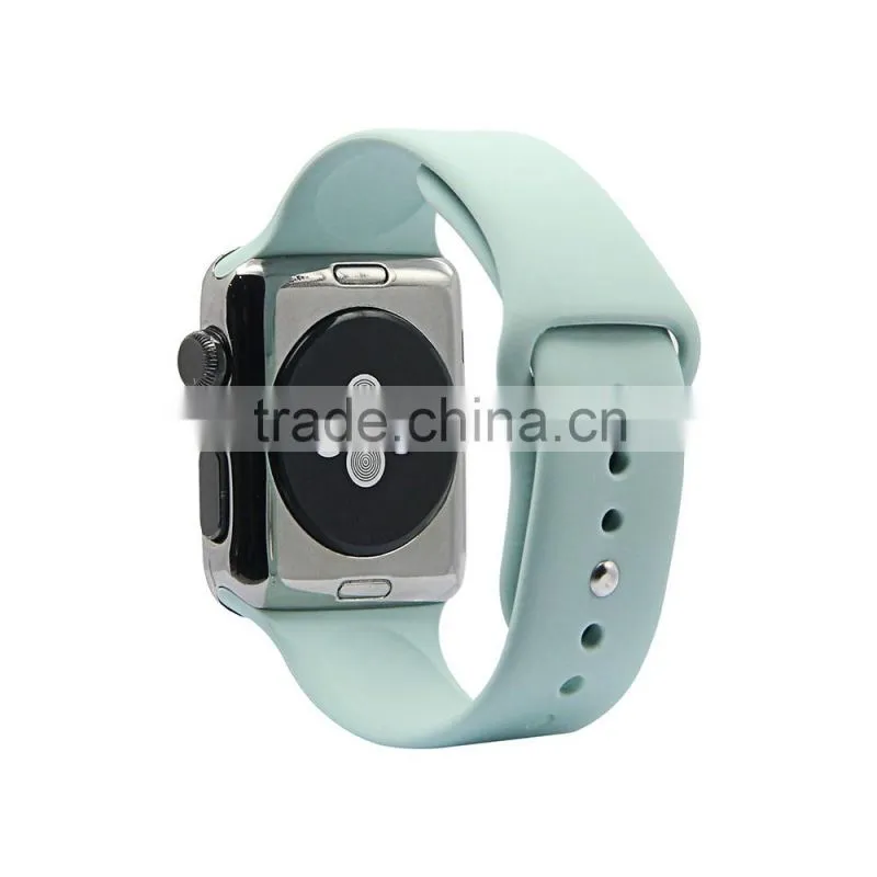 Silicone Band For Apple Watch 42mm/38mm silicone band With Connector Adapter