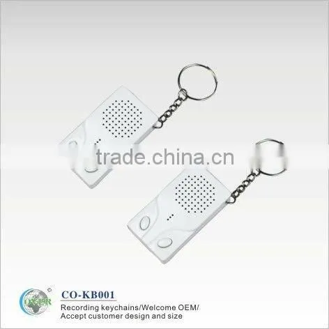 mini sound recorder keychain