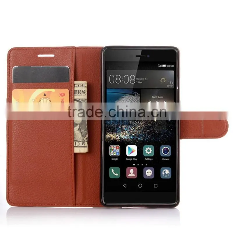 Luxury Mobile Phone Leather Case Leather Flip Case For Huawei P9