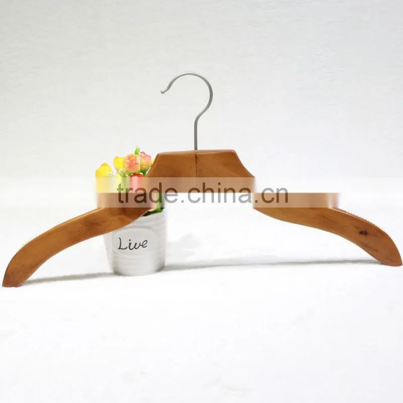2015 Factory wood coat cheap new designer clothing hangers