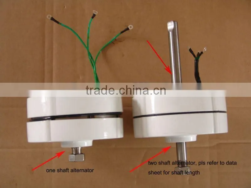 300w 12V ac low rpm permanent magnet generator/ alternator