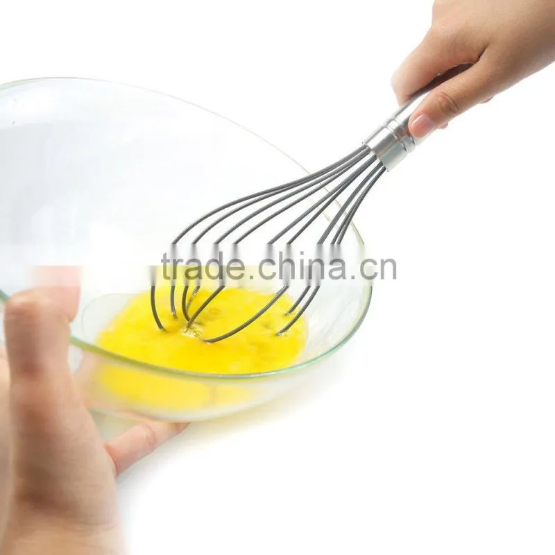 Manual Egg Beater,Novelty Silicone Egg Whisk