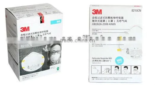 3M 8210 N95 Particulate Respirator, fack mask, dust mask