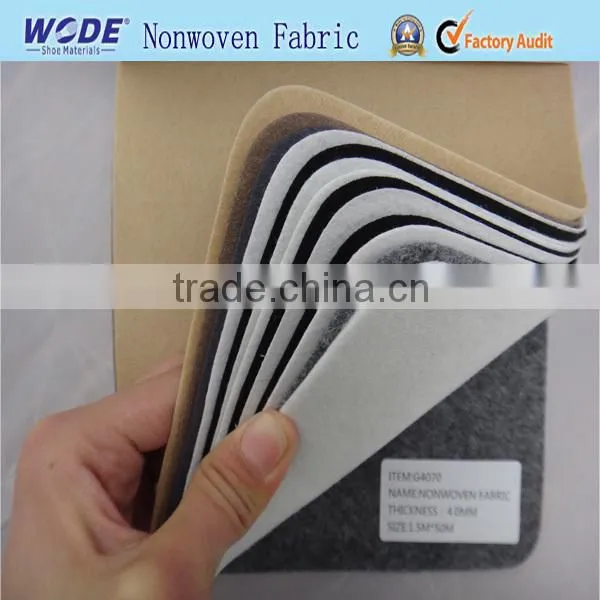 Needle punching nonwoven polyester felt fabric